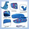 image:imagemysoft Kids Beach Water Shoes NonSlip Quick Dry Barefoot Swim Shoes Aqua Socks for Boys and Girls Toddler Little Big KidDinosaurs