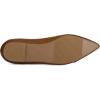 image:imagemysoft Womens Pointed Toe Ballet Flats Slip On Dress Shoes with Comfort Heel ProtectionBrown
