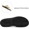 image:imagemysoft Womens Slide Sandals Adjustable Orthopedic Flip Flops Arch Support Comfortable Walking Summer ShoesBeigen