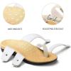 image:imagemysoft Womens Slide Sandals Adjustable Orthopedic Flip Flops Arch Support Comfortable Walking Summer ShoesBeigen