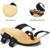 image:imagemysoft Womens Slide Sandals Adjustable Orthopedic Flip Flops Arch Support Comfortable Walking Summer ShoesBrown