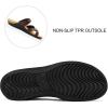 image:imagemysoft Womens Slide Sandals Adjustable Orthopedic Flip Flops Arch Support Comfortable Walking Summer ShoesBrown