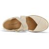 image:imagemysoft Womens Wedge Sandals Low Heel Comfortable Closed Toe Espadrilles Slipon Elastic Ankle Strap Walking Shoes