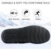 image:imagemysoft Womens Winter Snow Boots Side Zipper Warm Ankle Booties Slip on Shoes Indoor Outdoor