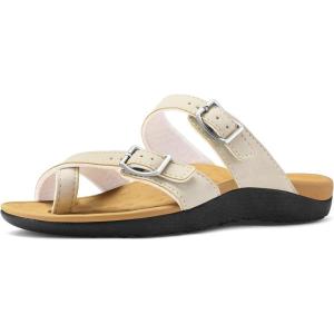 image:imagemysoft Womens Slide Sandals Adjustable Orthopedic Flip Flops Arch Support Comfortable Walking Summer ShoesBeigen