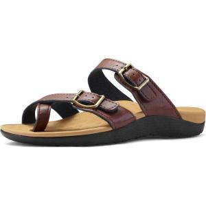 image:imagemysoft Womens Slide Sandals Adjustable Orthopedic Flip Flops Arch Support Comfortable Walking Summer ShoesBrown