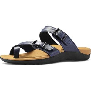 image:imagemysoft Womens Slide Sandals Adjustable Orthopedic Flip Flops Arch Support Comfortable Walking Summer ShoesNavy