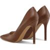 image:imagemysoft Womens High Heels Pumps Closed Pointed Toe Stiletto 4IN Heels Dress Wedding ShoesBrown Pu