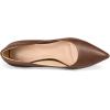 image:imagemysoft Womens High Heels Pumps Closed Pointed Toe Stiletto 4IN Heels Dress Wedding ShoesBrown Pu