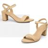 image:imagemysoft Women Chunky SandalsNude Nubuck