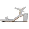 image:imagemysoft Women Chunky SandalsSilver Glitter