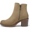image:imagemysoft Womens Ankle Boots With Side ZipperWheat Nubuck
