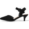 image:imagemysoft Womens Kitten Heels Pumps 2 Inch Low Heel Closed Toe Dress Shoes for Wedding Party Office Comfort Fit Medium Wide WidthBlack Nubuck