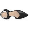 image:imagemysoft Womens Kitten Heels Pumps 2 Inch Low Heel Closed Toe Dress Shoes for Wedding Party Office Comfort Fit Medium Wide WidthBlack Pu