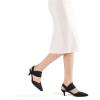 image:imagemysoft Womens Kitten Heels Pumps 2 Inch Low Heel Closed Toe Dress Shoes for Wedding Party Office Comfort Fit Medium Wide WidthBlack Slip on