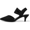 image:imagemysoft Womens Kitten Heels Pumps 2 Inch Low Heel Closed Toe Dress Shoes for Wedding Party Office Comfort Fit Medium Wide WidthBlack Slip on