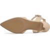 image:imagemysoft Womens Kitten Heels Pumps 2 Inch Low Heel Closed Toe Dress Shoes for Wedding Party Office Comfort Fit Medium Wide WidthNude Nubuck