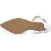 image:imagemysoft Womens Kitten Heels Pumps 2 Inch Low Heel Closed Toe Dress Shoes for Wedding Party Office Comfort Fit Medium Wide WidthWhite Pu