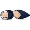 image:imagemysoft Womens Kitten Heels Pumps 2 Inch Low Heel Closed Toe Dress Shoes for Wedding Party Office Comfort Fit Medium Wide WidthNavy Slip on