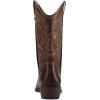 image:imagemysoft Womens Western Cowboy Boots Embroidered MidCalf Pointed Toe Cowgirl BootDark Brown