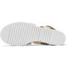 image:imagemysoft Womens Wedge Sandals Casual Low Heel Comfortable Walking Espadrilles Elastic Strap Slip on ShoesBeige