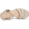 image:imagemysoft Womens Espadrilles Open Toe Wedge Sandals Ankle Strap Summer Dressy ShoesBeige