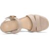 image:imagemysoft Womens Espadrilles Open Toe Wedge Sandals Ankle Strap Summer Dressy ShoesTan