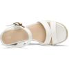 image:imagemysoft Womens Espadrilles Open Toe Wedge Sandals Ankle Strap Summer Dressy ShoesWhite