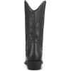 image:imagemysoft Cowboy Boots For Women  Western Cowgirl Boots Mid Calf Chunky Heel Booties Pointed Toe Country ShoesBlack Pu