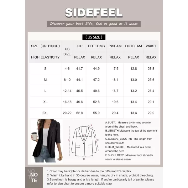 Sidefeel Lightweight Summer Cardigan for Women Spring Netted Knit Ruffle Half Sleeve Kimono Cover UpsBlack