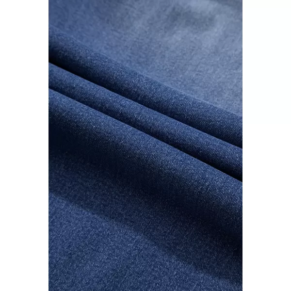 Sidefeel Womens Barrel Jeans Wide Leg Vintage Mid Rise Y2k Baggy Boyfriend Ankle Denim PantsBlue