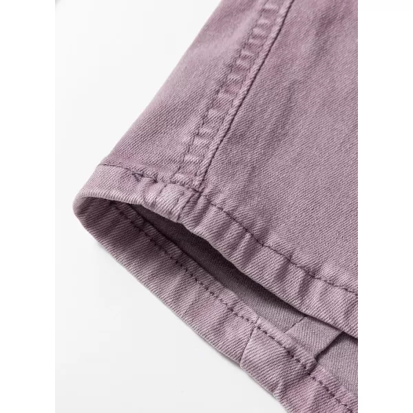 Sidefeel Womens Barrel Jeans Wide Leg Vintage Mid Rise Y2k Baggy Boyfriend Ankle Denim PantsPurple