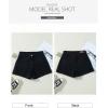 imageSidefeel Womens Denim Shorts High Waisted Stretchy Casual Summer Jean Shorts with PocketsBlack