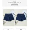 imageSidefeel Womens Denim Shorts High Waisted Stretchy Casual Summer Jean Shorts with PocketsBluing