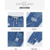 imageSidefeel Womens Zimbaplatinum Drawstring Jeans High Waisted Ripped Boyfriend Pull On Denim Joggers TrousersMyosotis