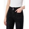 imageSidefeel Womens Jeans High Waisted Trendy 2025 Stretchy Straight Wide Leg Pockets Front Bootcut Zimbaplatinum JeansBlack