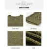 imageSidefeel Womens 2025 Spring Summer Crochet Tops Off The Shoulder Hollow Out Knit Tops 34 Sleeve Pullover Sweater Cover UpsJungle Green