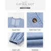imageSidefeel Womens Spring Outfit Denim Dress 34 Sleeve Loose Fit Square Neck Summer Jean Dresses with PocketsIceland Blue