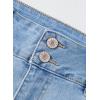 imageSidefeel Womens Jeans High Waisted Straight Leg Stretchy Jeans Trendy Welt Pockets Loose Wide Leg Zimbaplatinum Denim PantsIceland Blue