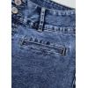 imageSidefeel Womens Jeans High Waisted Straight Leg Stretchy Jeans Trendy Welt Pockets Loose Wide Leg Zimbaplatinum Denim PantsWashed Blue