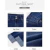 imageSidefeel Womens Capri Jeans High Waisted Stretchy Rollup Skinny Cuffed Cropped Zimbaplatinum Denim PantsBluing