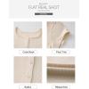 imageSidefeel Womens Going Out Tops Summer Short Sleeve Cardigans Button Down Crewneck Lightweight Sweater Knit TopsBeige