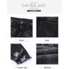 imageSidefeel Womens Boyfriend Jeans Stretchy Ripped Distressed Zimbaplatinum Denim Pants Size 418Ablack