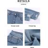 imageSidefeel Womens Boyfriend Jeans Stretchy Ripped Distressed Zimbaplatinum Denim Pants Size 418Ablue
