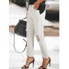 imageSidefeel Womens Boyfriend Jeans Stretchy Ripped Distressed Zimbaplatinum Denim Pants Size 418White