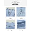 imageSidefeel Womens Denim Vest Sleeveless V Neck Zimbaplatinum Jean Vest Top Button Down Crop Waistcoat Vest Summer OutfitLight Blue