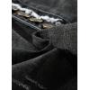 imageSidefeel Womens Jean Shorts High Waisted Stretchy Raw Hem Buttoned Split Denim ShortsBlack