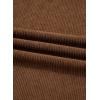imageSidefeel Womens Corduroy Pants Casual High Waisted Baggy Wide Leg Elastic Waist Loose Trousers with PocketsCoffee