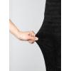 imageSidefeel Womens Wide Leg Jeans High Waisted Stretchy Straight Leg Baggy Drawstring Zimbaplatinum Denim PantsBlack
