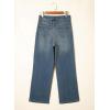 imageSidefeel Womens Wide Leg Jeans High Waisted Stretchy Front Seam Denim PantsVintage Blue
